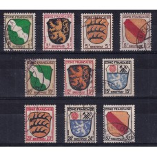 ALEMANIA ESTAMPILLA SEGUNDA GUERRA MUNDIAL OCUPACION INTERALIADA 1945 ZONA FRANCESA LA PRIMER SERIE, COMPLETA 20 €
